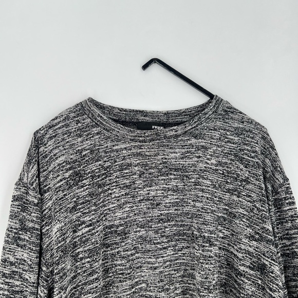 Wilfred Free Space Dye Boxy Oversized Semi Cropped Slouchy Sweater Tee - Picture 1 of 7